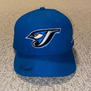 Old Blue Jays Autographed New Era Fitted hat
